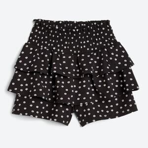 Love Glam Girl Smocked Waist Tiered Knit Skort Size S